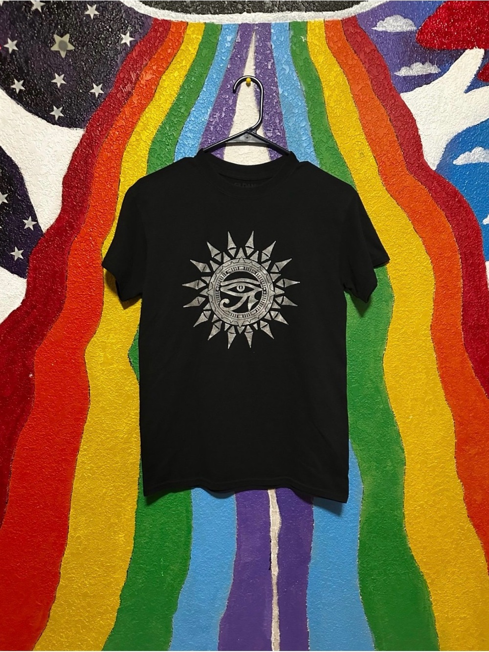Black Graphic Tee Eye Of Ra